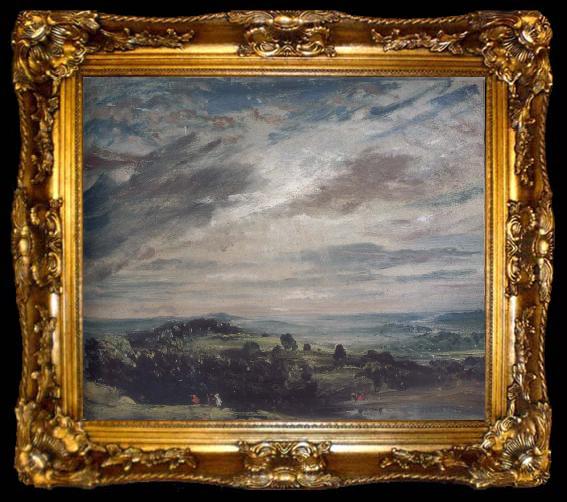framed  John Constable View from Hampstead Heath,Looking towards Harrow August 1821, ta009-2